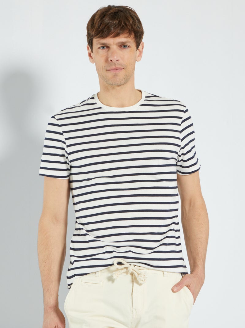 Camiseta estilo 'marinero' AZUL - Kiabi