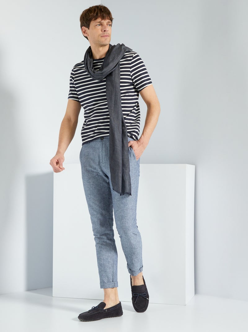 Camiseta estilo 'marinero' AZUL - Kiabi