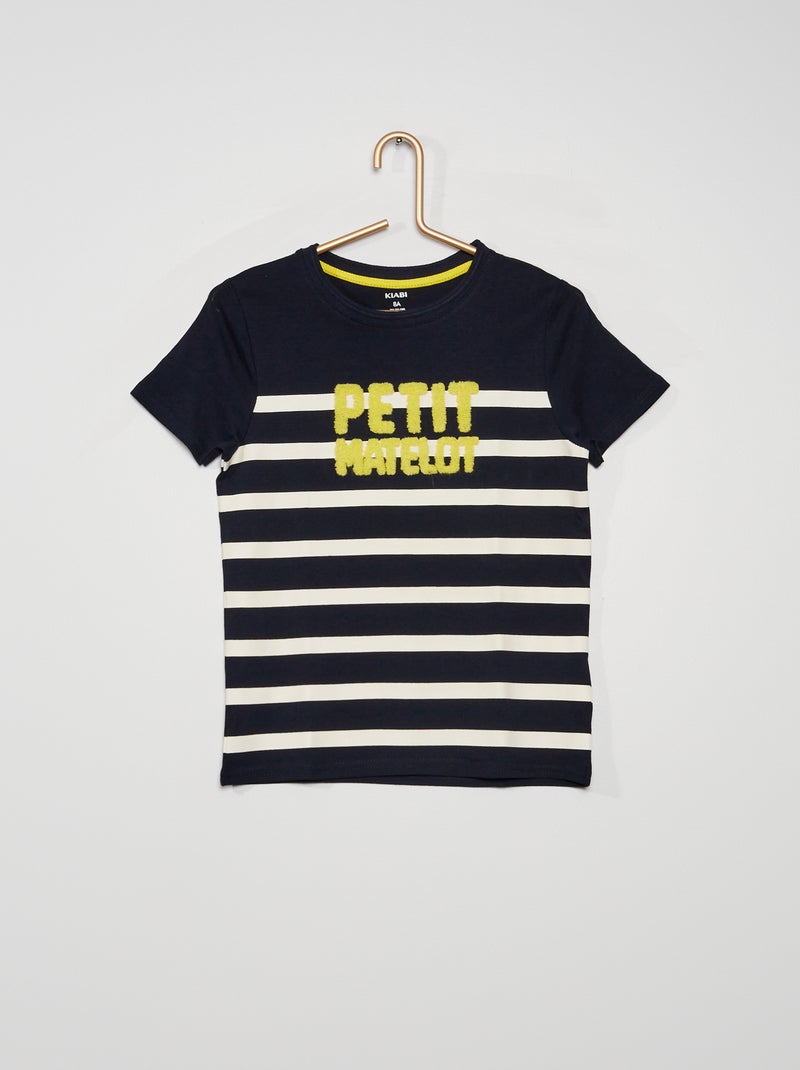 Camiseta estilo 'marinero' AZUL - Kiabi