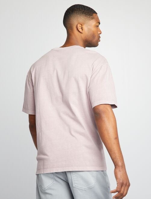 Camiseta estilo oversize estampada - Kiabi