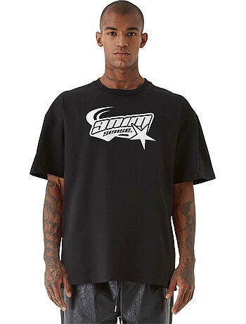 Camiseta estrella de lavado para hombre - 9n1m sense