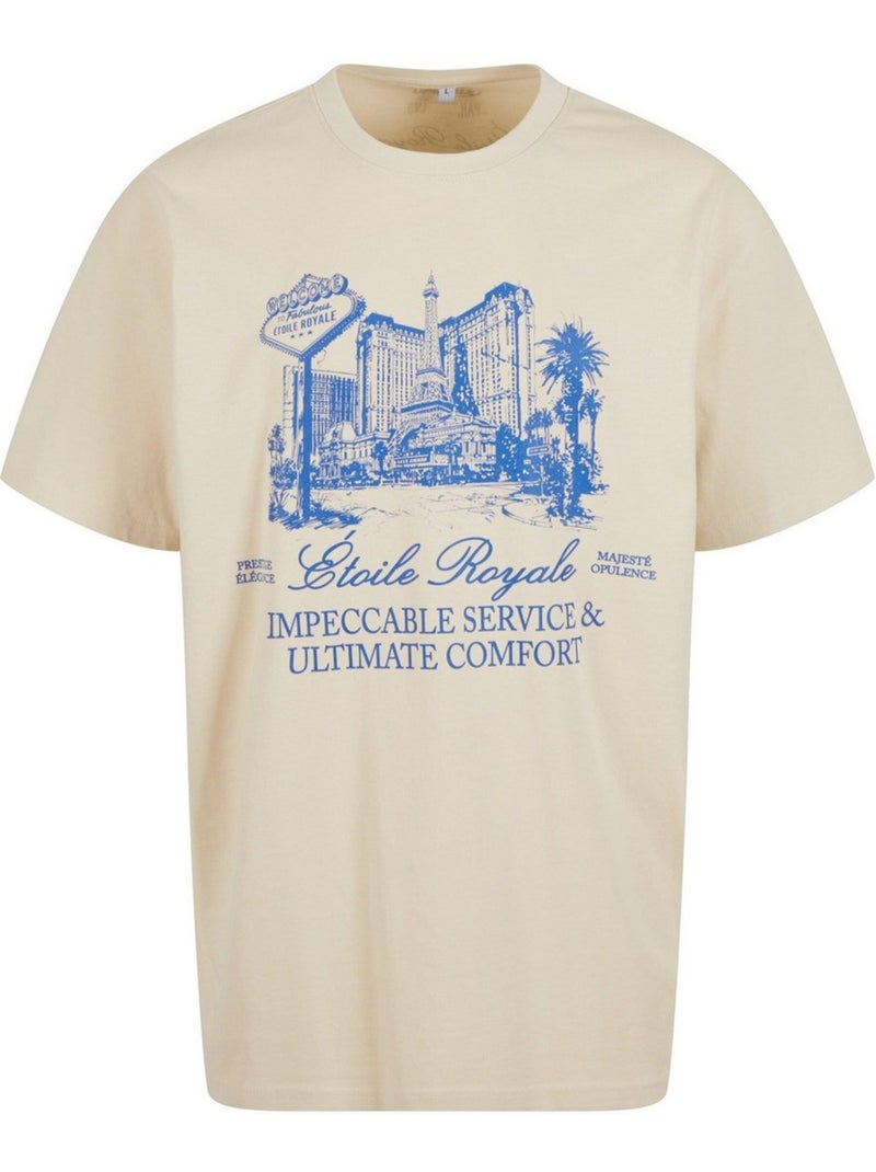 Camiseta etoile royale para hombre - mister tee Beige - Kiabi