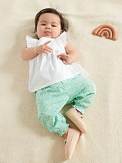 Correspondiente a Peave tirano Camisetas sin mangas para bebé niña - blanco - Kiabi