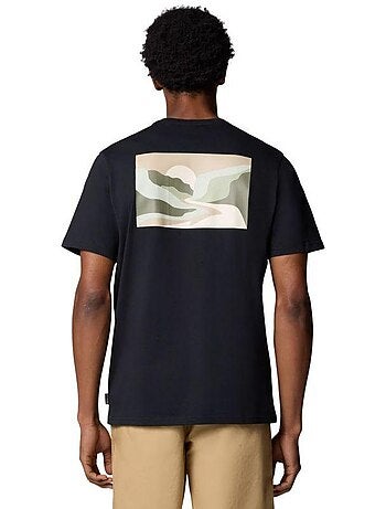 Camiseta explorers canyon diseño estampado en espalda de manga corta para hombre - columbia