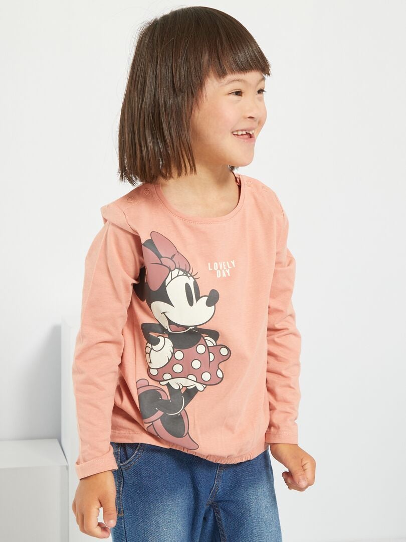 Camiseta fácil de poner 'Disney' ROSA - Kiabi