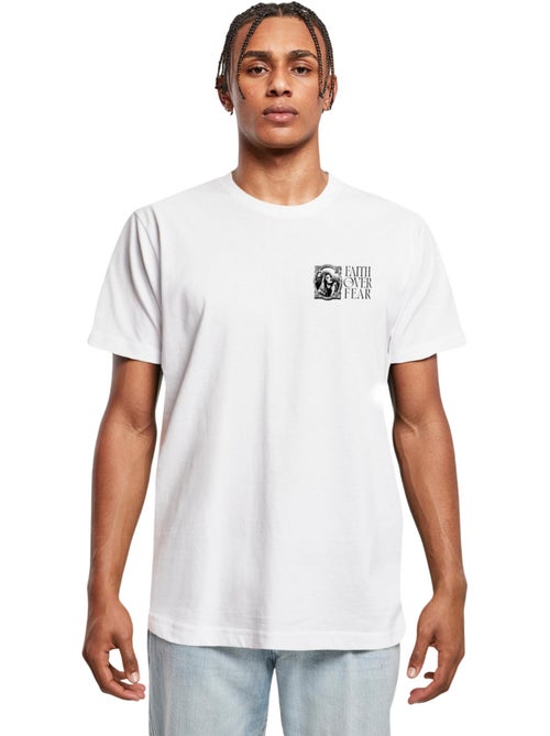 Camiseta faith over fear para hombre - mister tee - Kiabi