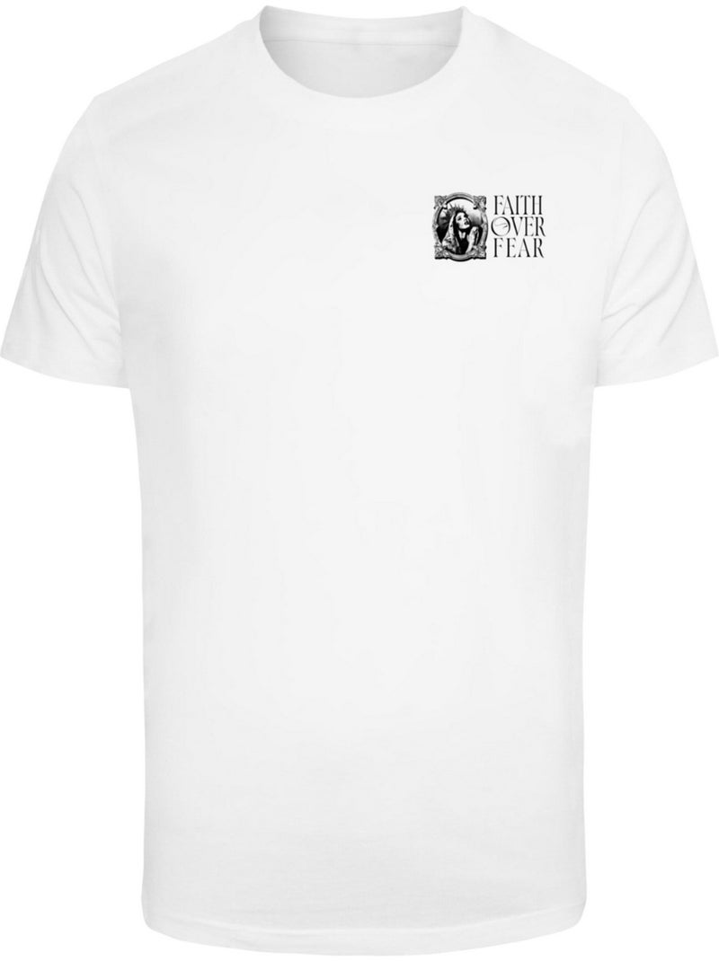 Camiseta faith over fear para hombre - mister tee Blanco - Kiabi