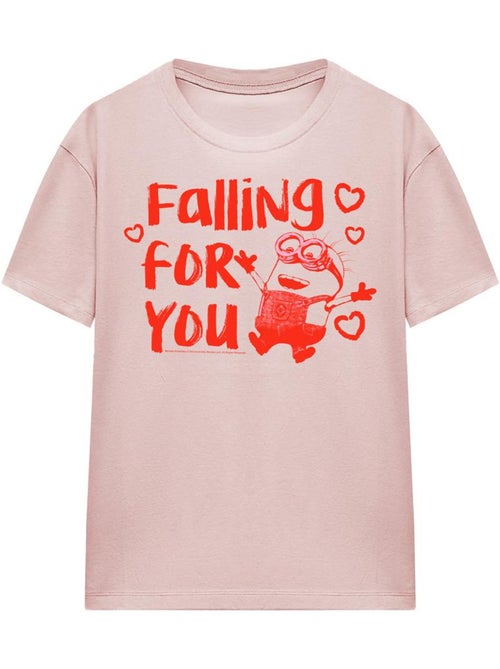 Camiseta falling for you ladies para adultos unisex - minions - Kiabi