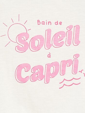 Camiseta fantasía algodón