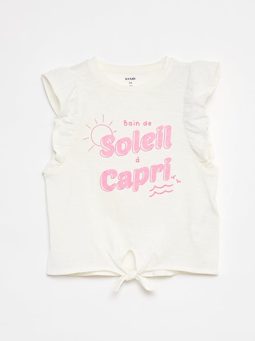 Camiseta fantasía algodón - Kiabi