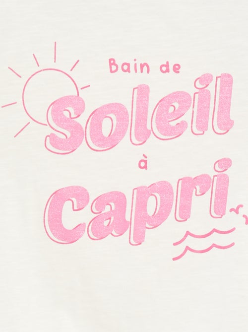 Camiseta fantasía algodón - Kiabi