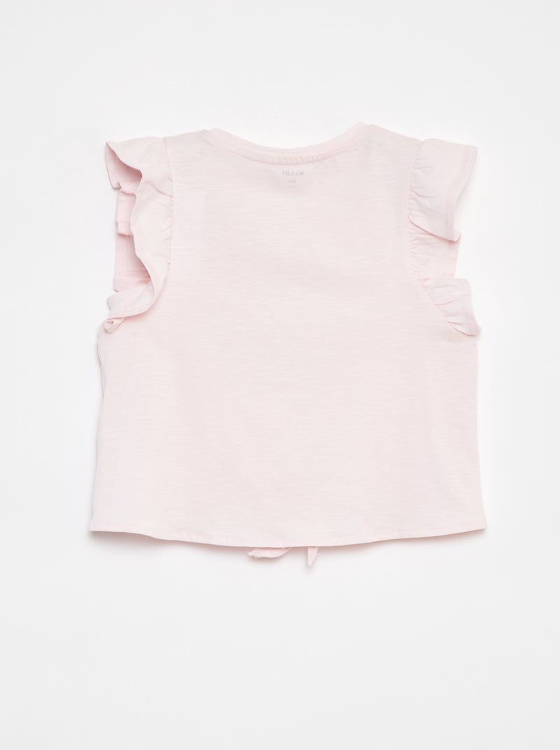 Camiseta fantasía algodón ROSA - Kiabi