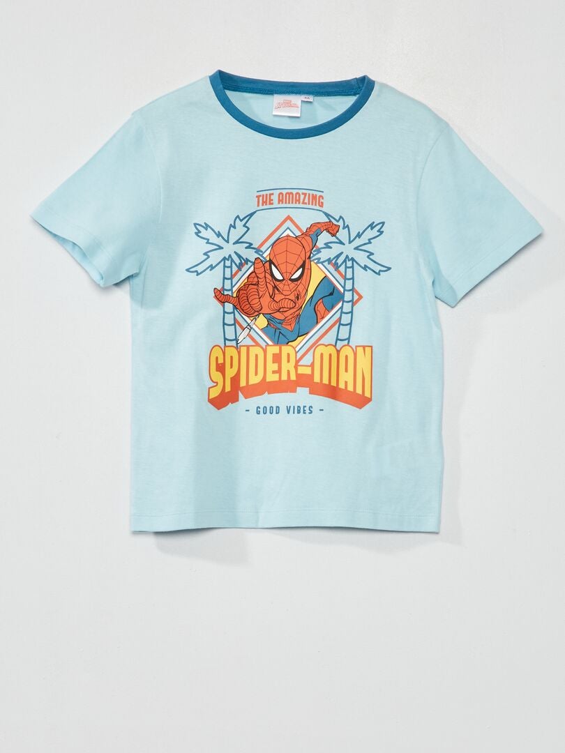 Camiseta fantasía 'Spiderman' azul - Kiabi