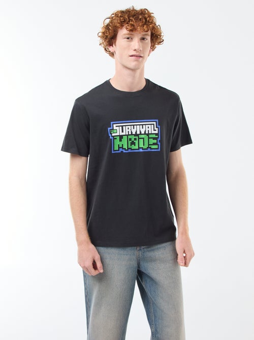 Camiseta 'Fashion UK' 'Minecraft' de algodón - Kiabi