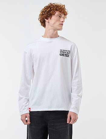 Camiseta 'fashion UK' One piece' manga corta