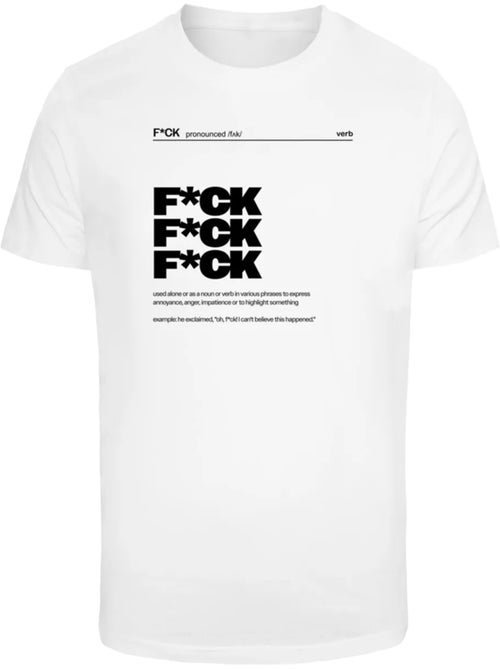 Camiseta f*ck definition para hombre - mister tee - Kiabi Camiseta f*ck definition para hombre - mister tee - Kiabi