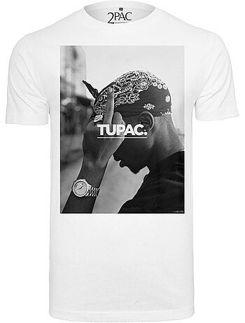 Camiseta f*ck the world diseño tupac shakur para hombre - mister tee