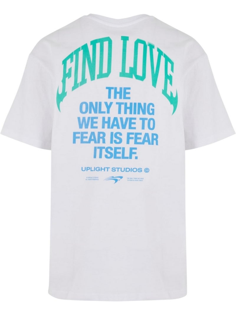 Camiseta find love para hombre - mister tee Blanco - Kiabi