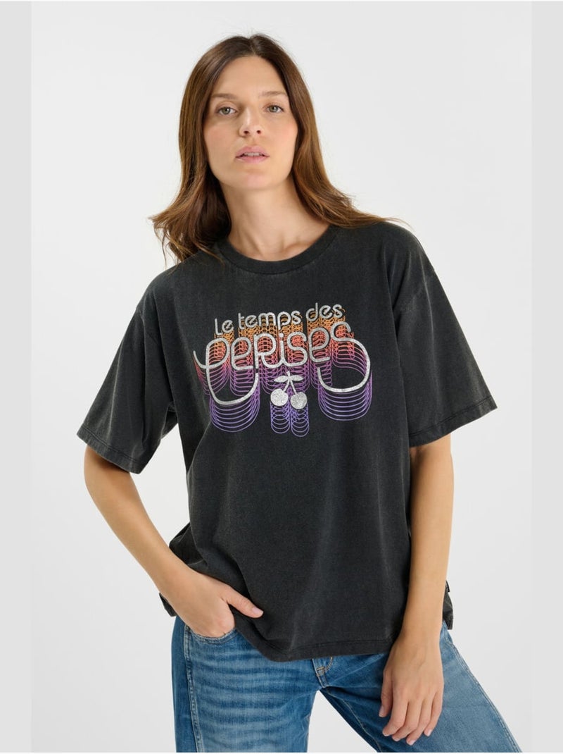 Camiseta FINODE Negro - Kiabi
