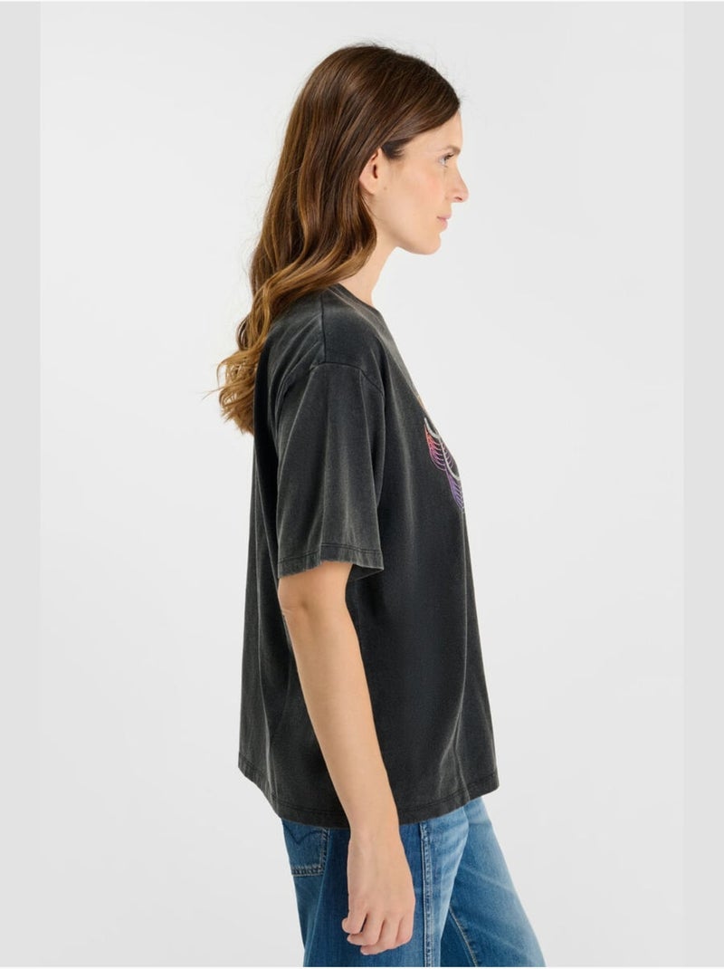 Camiseta FINODE Negro - Kiabi