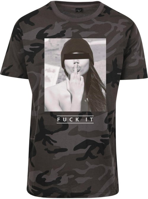 Camiseta f#?kit diseño camuflaje para hombre - mister tee - Kiabi