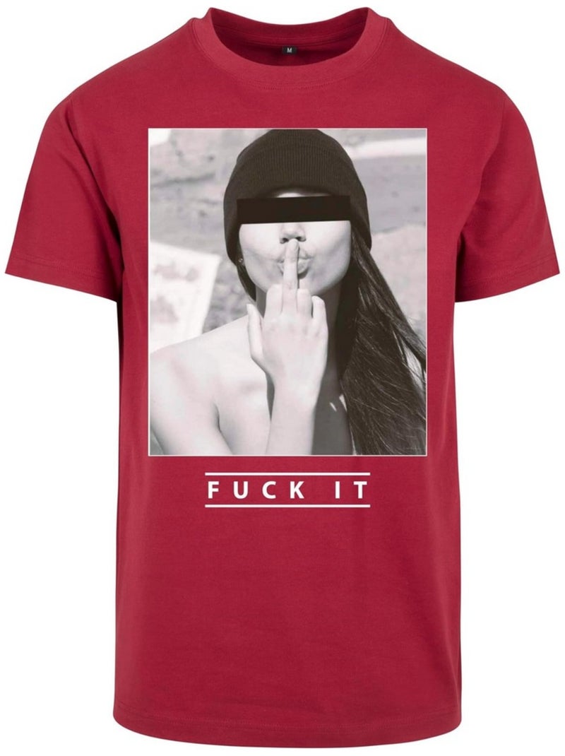 Camiseta f#?kit para hombre - mister tee Burdeos - Kiabi
