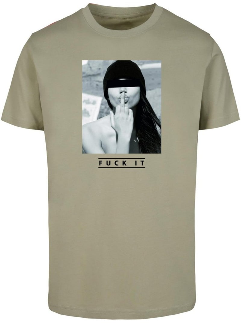 Camiseta f#?kit para hombre - mister tee Gris verde gris - Kiabi
