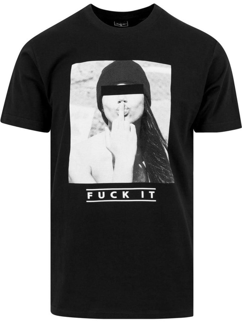 Camiseta f#?kit para hombre - mister tee Negro - Kiabi