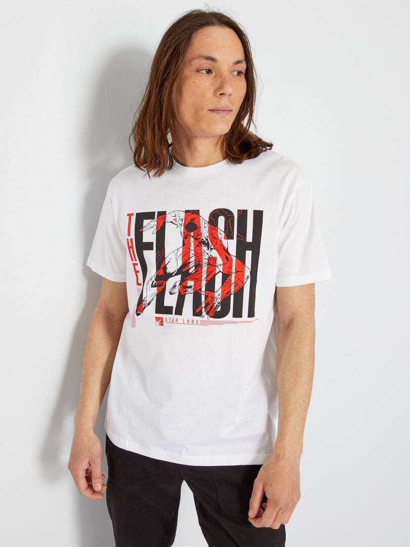 Camiseta 'Flash' 'Dc Comics Originals' blanco - Kiabi