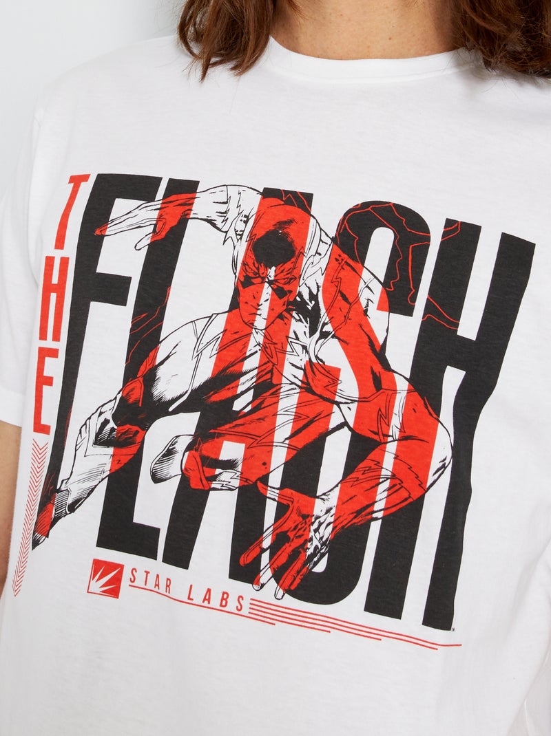 Camiseta 'Flash' 'Dc Comics Originals' blanco - Kiabi