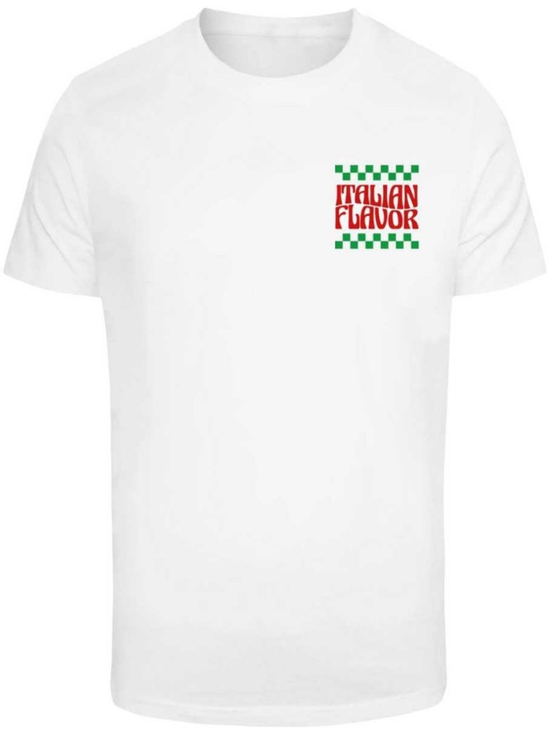 Camiseta flavor italiano para hombre - mister tee Blanco - Kiabi