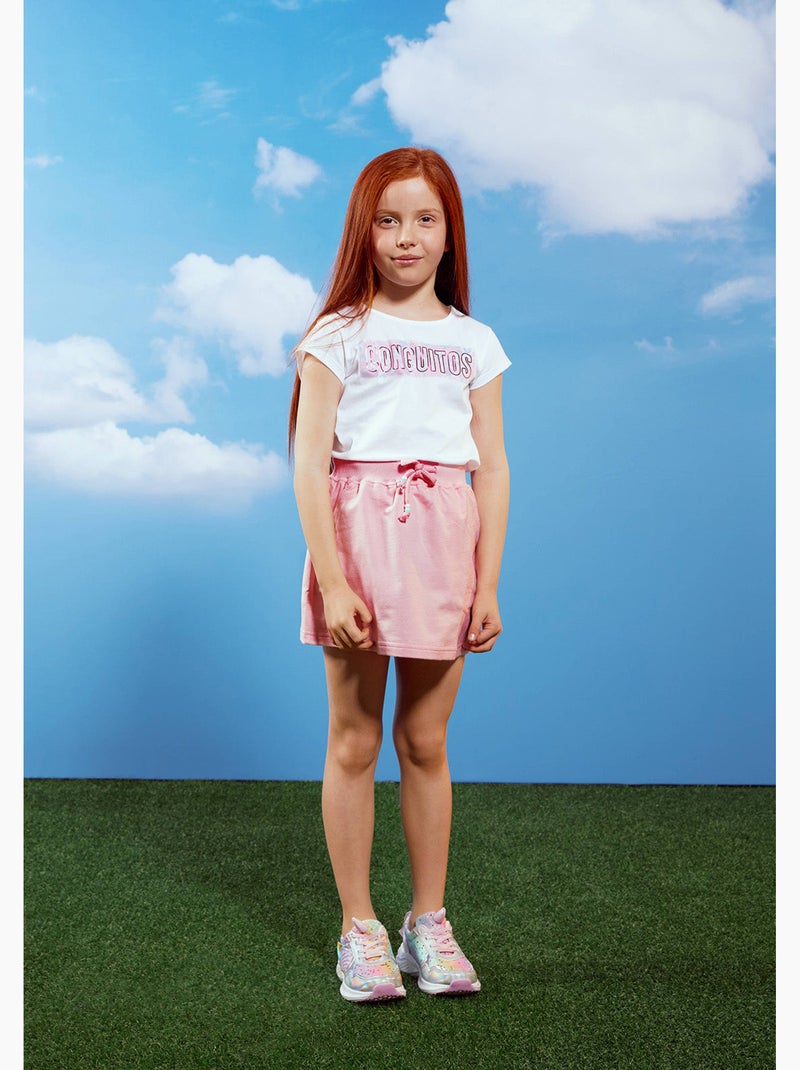 Camiseta Flores Blanco Blanco - Kiabi