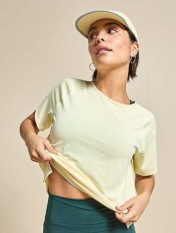 Camiseta fluida con abertura en la espalda - (ekstract)