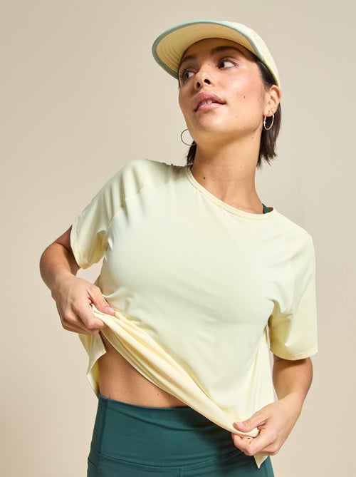 Camiseta fluida con abertura en la espalda - (ekstract) - Kiabi