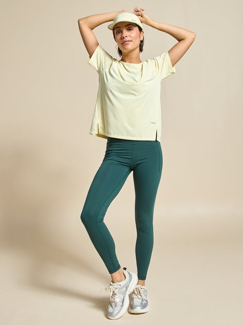 Camiseta fluida con abertura en la espalda - (ekstract) - Kiabi