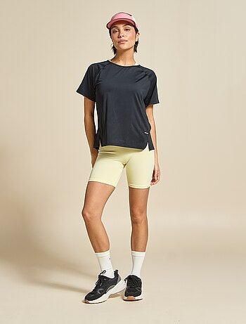 Camiseta fluida con abertura en la espalda - (ekstract)