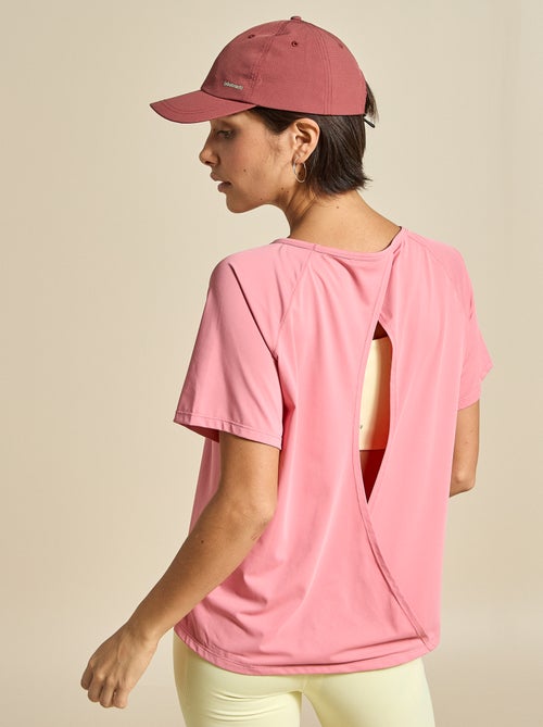 Camiseta fluida con abertura en la espalda - (ekstract) - Kiabi