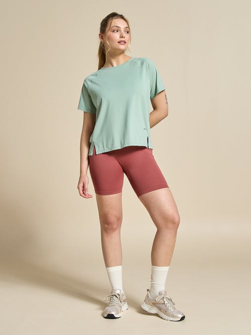 Camiseta fluida con abertura en la espalda - (ekstract) - Kiabi