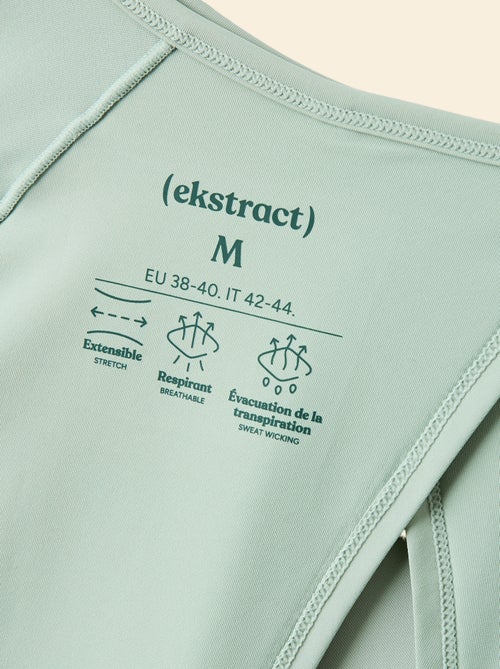 Camiseta fluida con abertura en la espalda - (ekstract) - Kiabi