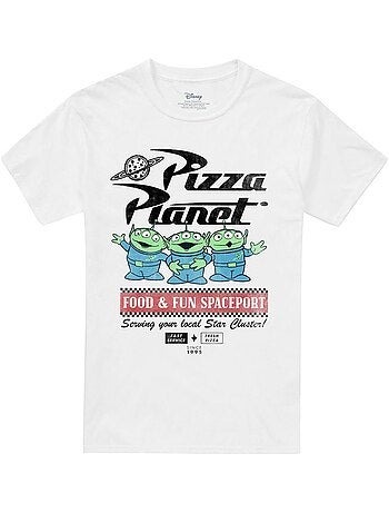Camiseta food spaceport de marcianitos para adultos unisex - toy story