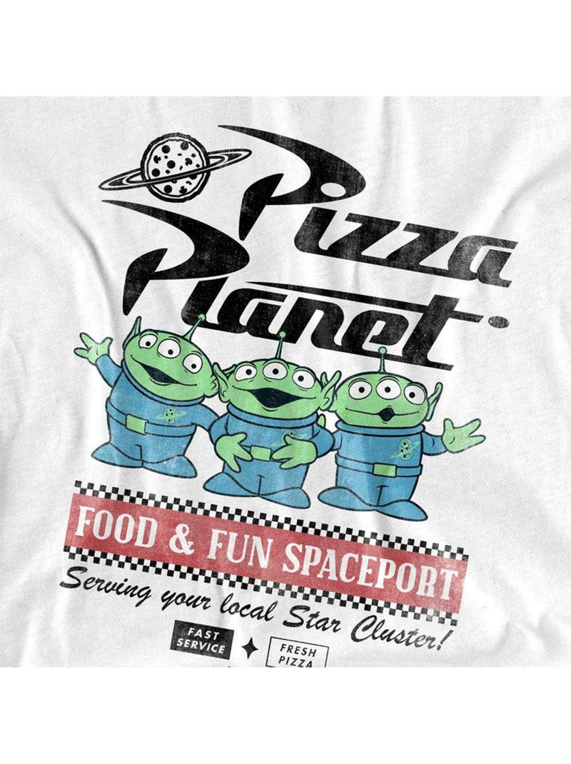 Camiseta food spaceport de marcianitos para adultos unisex - toy story Blanco - Kiabi