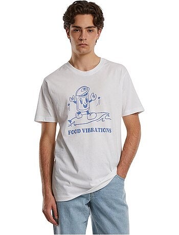 Camiseta food vibrations para hombre - mister tee