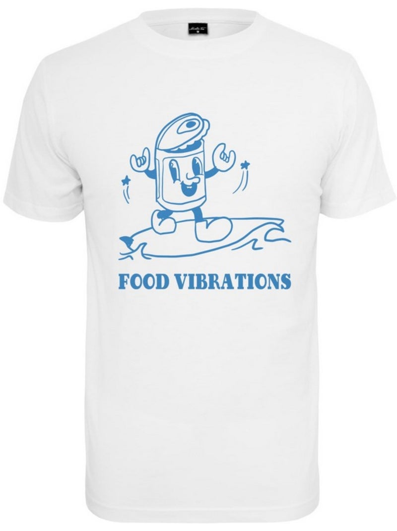 Camiseta food vibrations para hombre - mister tee Blanco - Kiabi