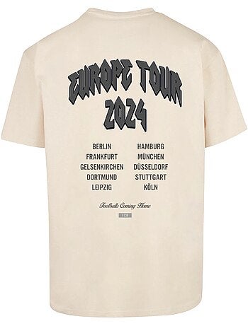 Camiseta footballs coming home europe tour para hombre - mister tee