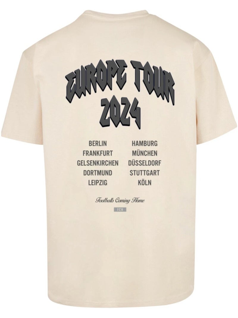 Camiseta footballs coming home europe tour para hombre - mister tee Beige arena - Kiabi