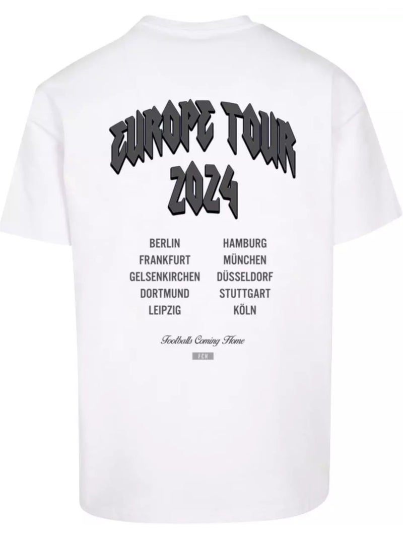 Camiseta footballs coming home europe tour para hombre - mister tee Blanco - Kiabi