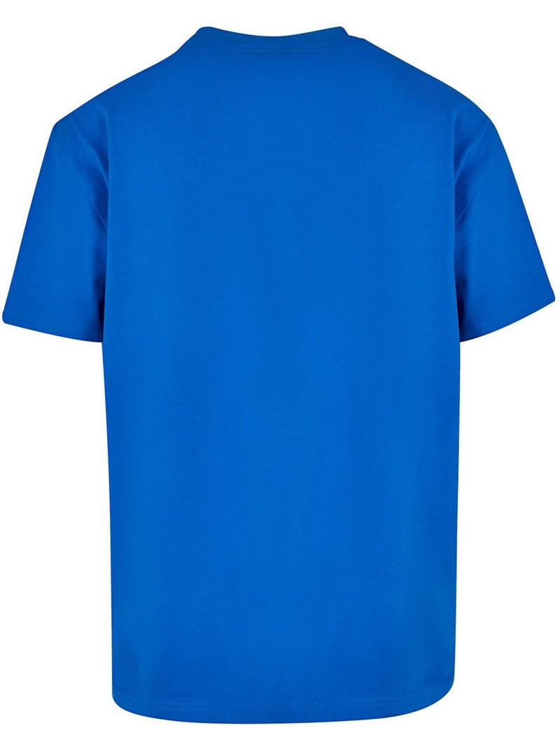 Camiseta footwork poetry para hombre - mister tee Azul cobalto - Kiabi