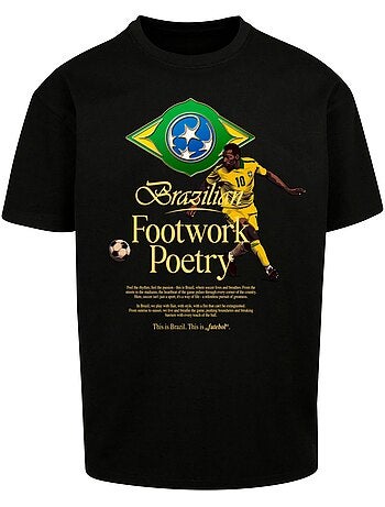 Camiseta footwork poetry para hombre - mister tee
