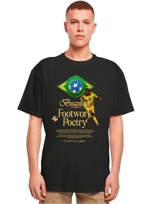 Camiseta footwork poetry para hombre - mister tee - Kiabi
