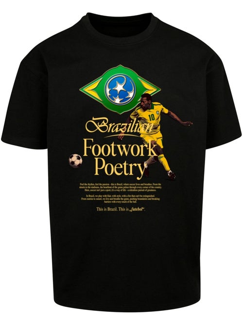 Camiseta footwork poetry para hombre - mister tee - Kiabi